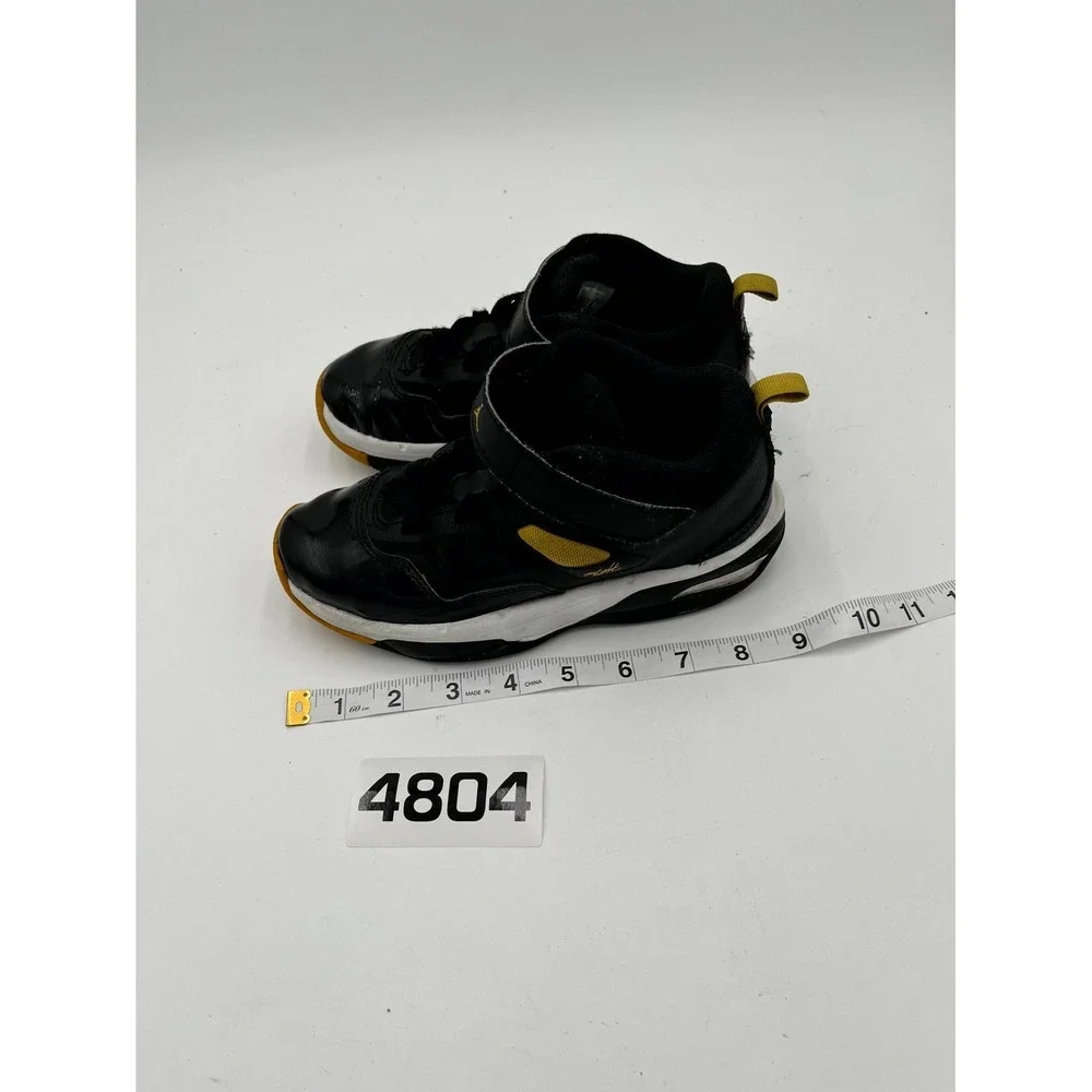Nike Air Jordan Stay Loyal 3 Youth 1Y Basketball Shoe Black Yellow Ochre Sneaker